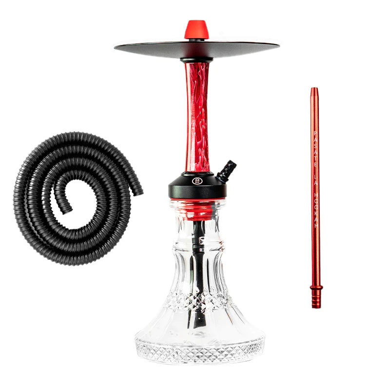 Cachimba Medusa Moon Black Red